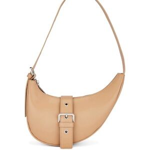 Crescent Tan Shoulder Bag